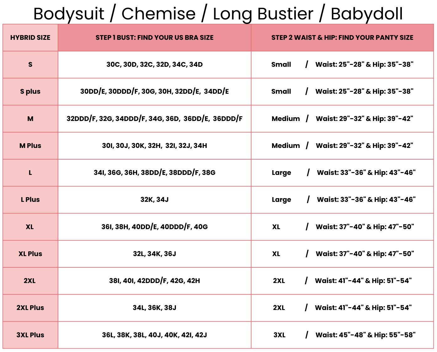 Mia Dot P6017 Women's Sexy Wire-free Bodysuit Lingerie - Cameo Rose