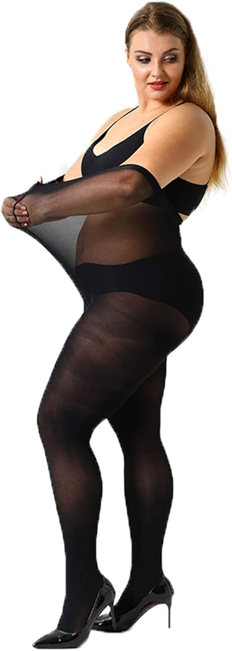 plus Size Tights for Women 70D Queen Size Tights(Pack of 2)