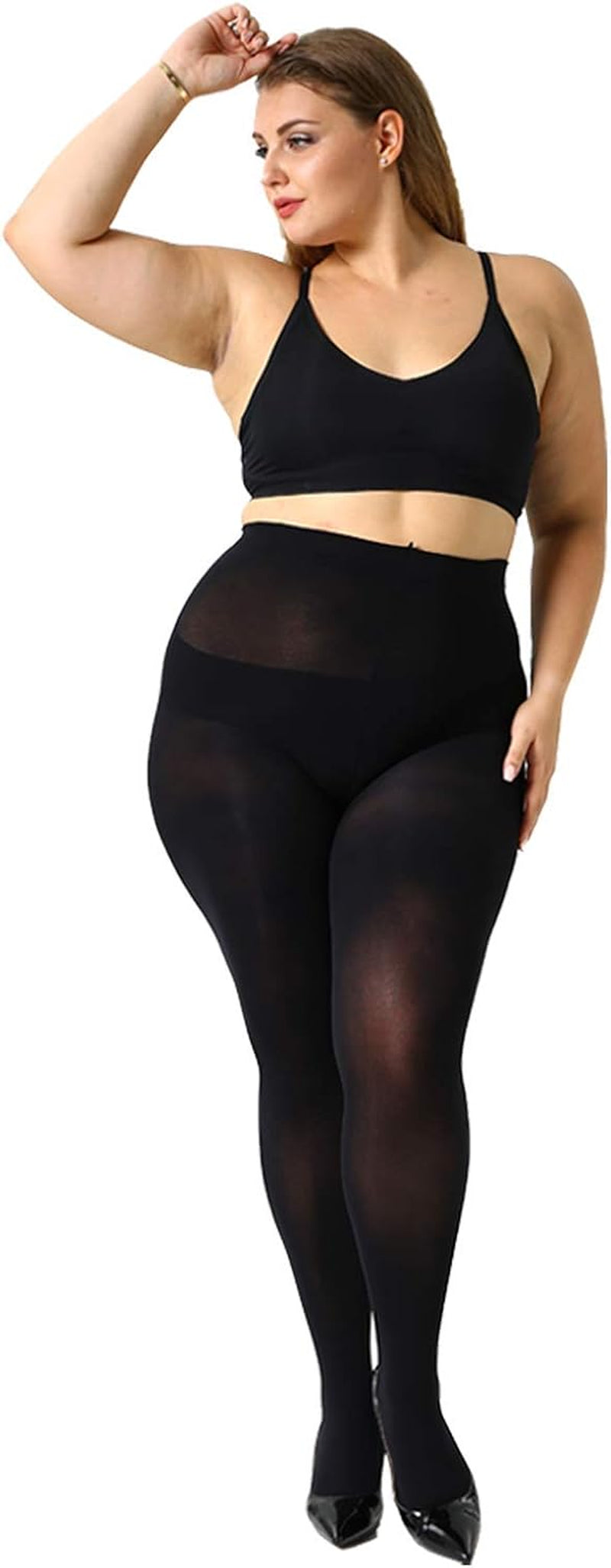 plus Size Tights for Women 70D Queen Size Tights(Pack of 2)