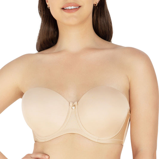 Elise P60915 Full Busted Strapless Bra - Bare