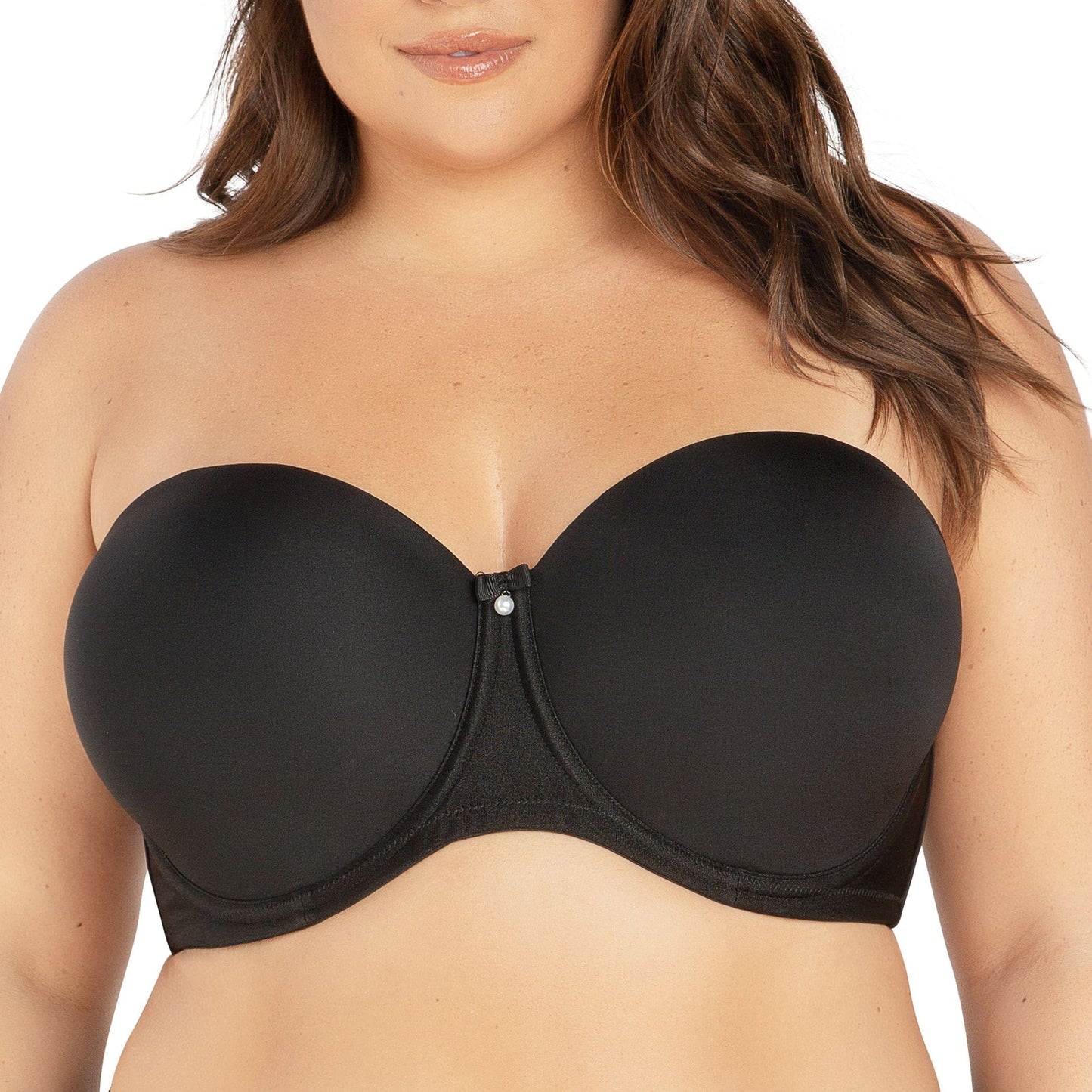 Elise P60915 Full Busted Strapless Bra - Black