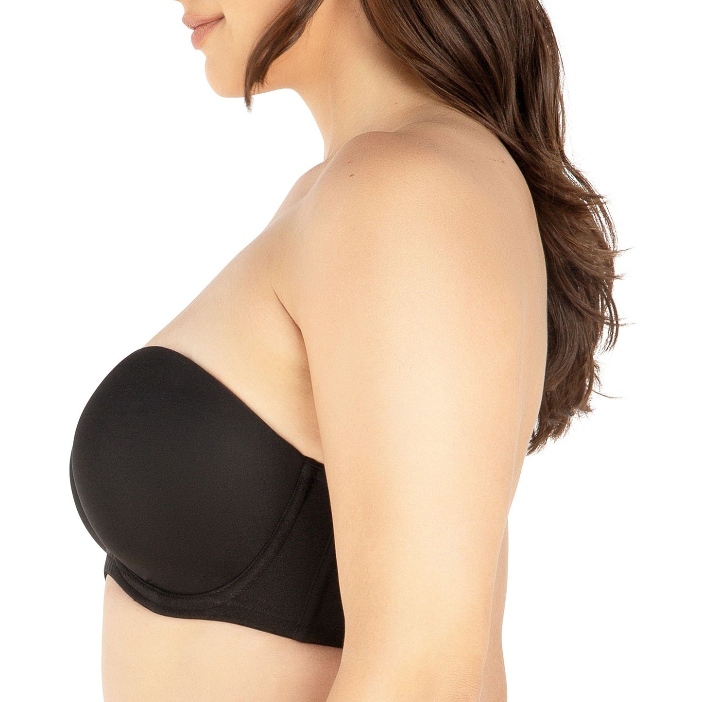 Elise P60915 Full Busted Strapless Bra - Black