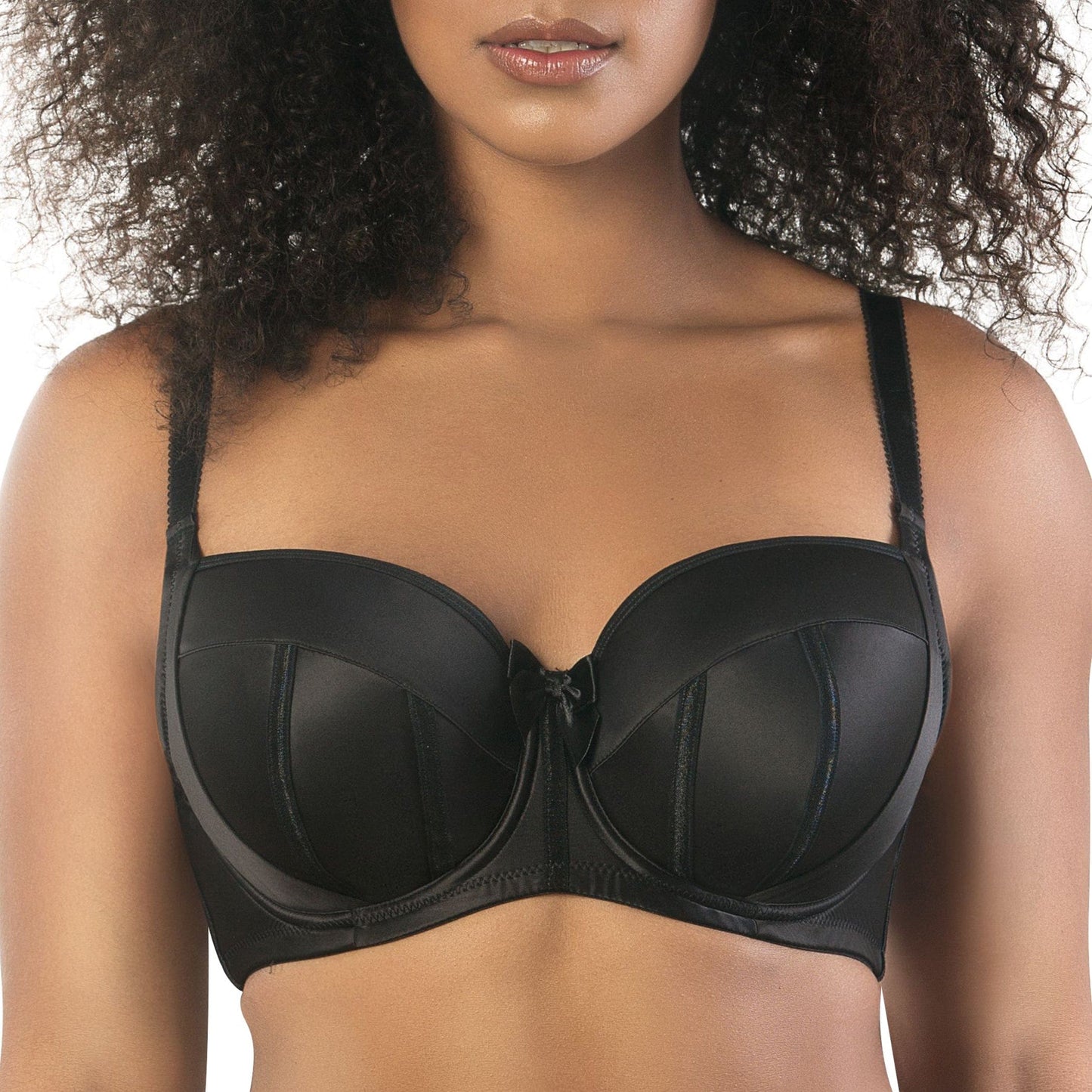 Charlotte 6901 Women's Full Busted and Full Figured Sexy Padded Bra - Black