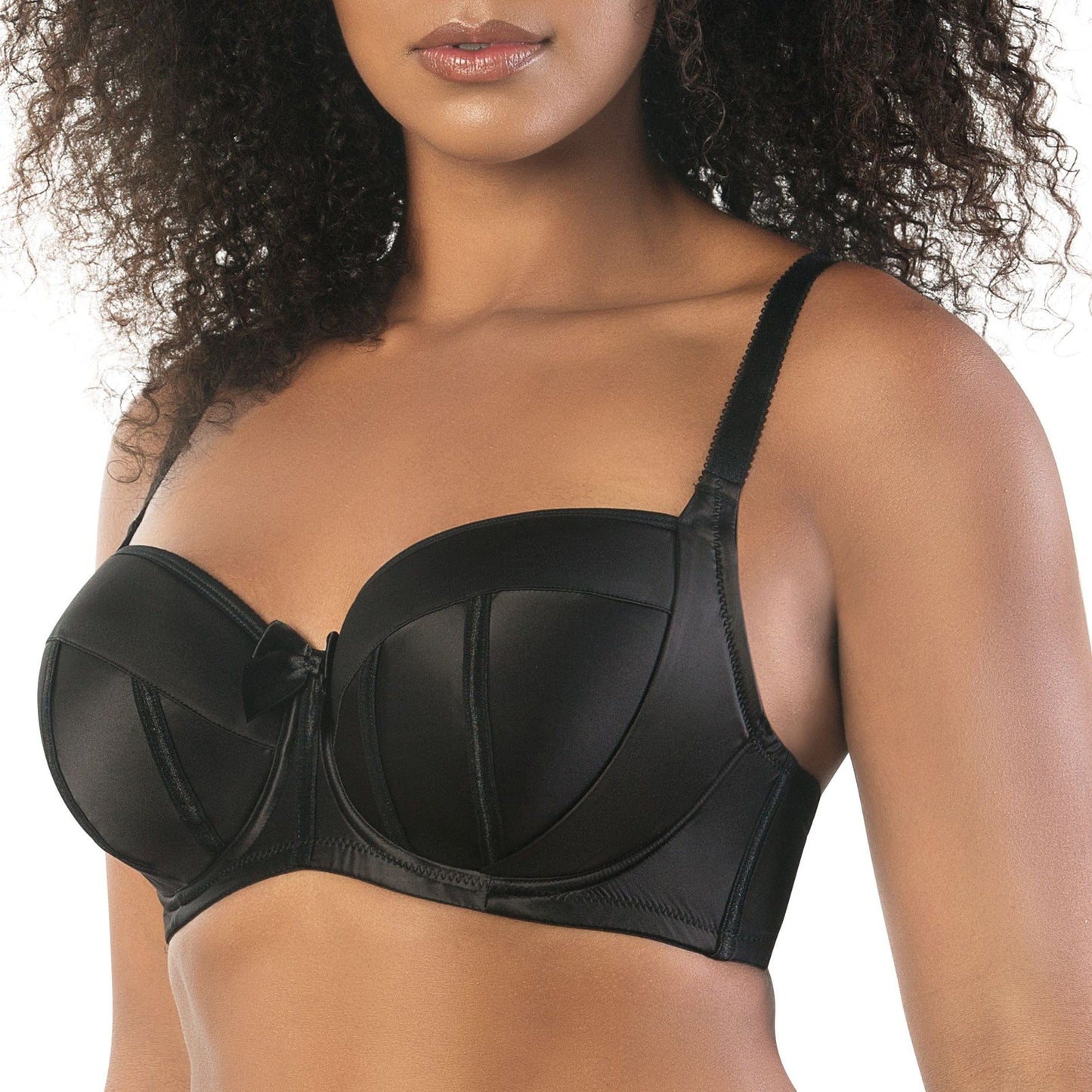Charlotte 6901 Women's Full Busted and Full Figured Sexy Padded Bra - Black