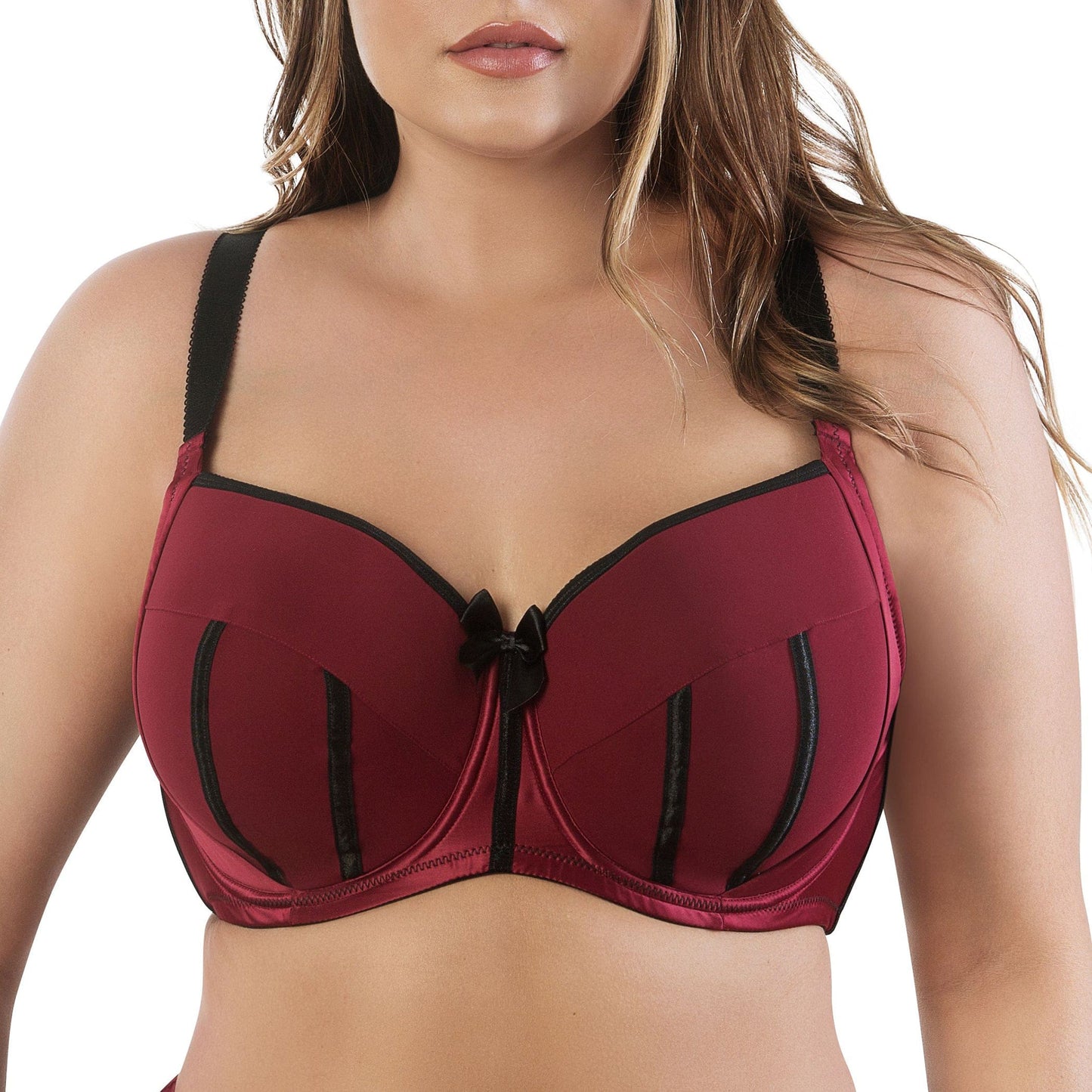 Charlotte 6901 Women's Full Busted and Full Figured Sexy Padded Bra - Rio Red