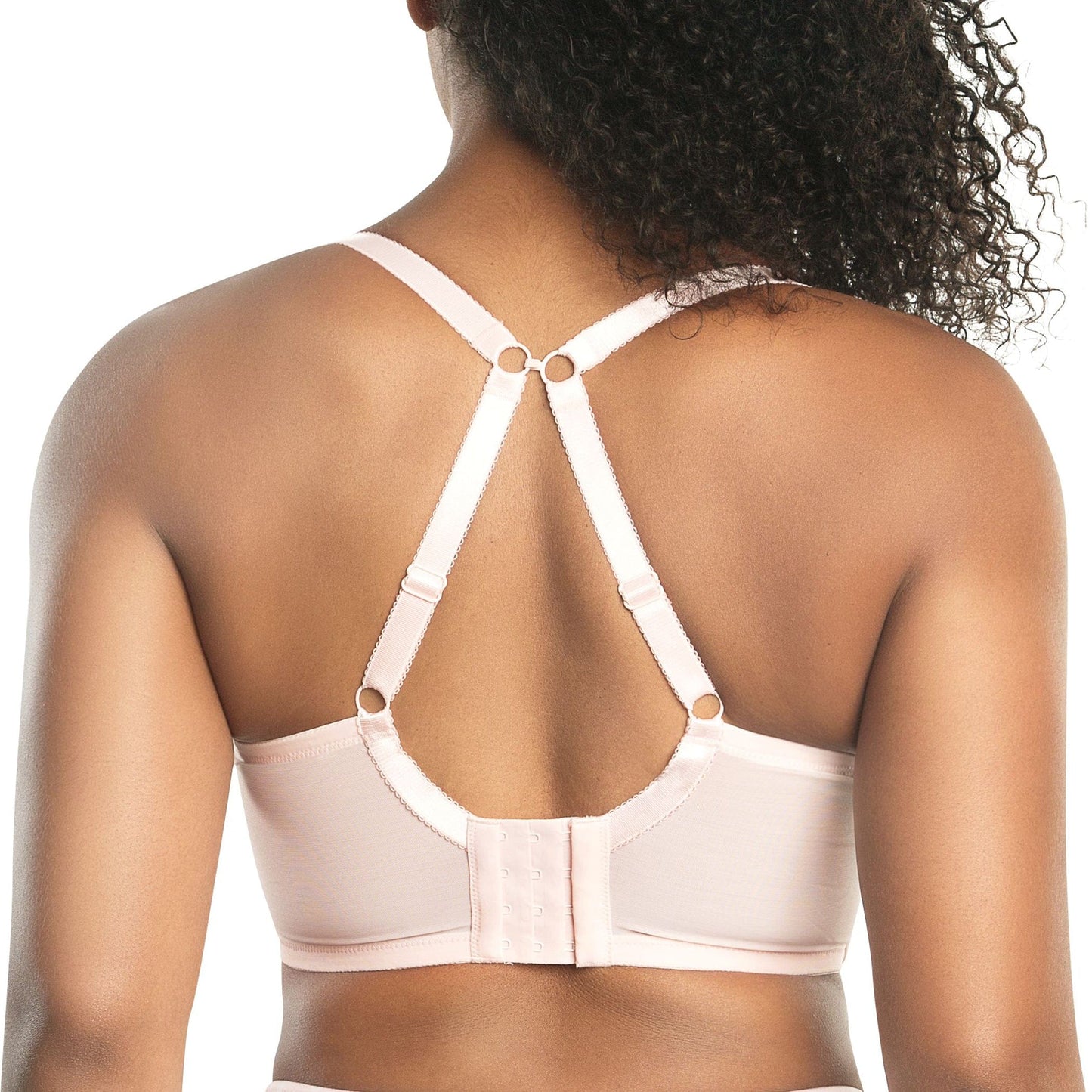 Charlotte Longline 6977 Women's Full Bust Padded Bra  - Petal Pink Dot