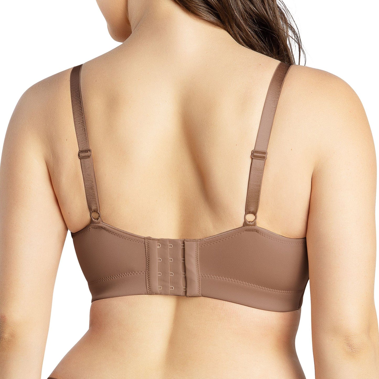 Erika P5861 Women Full Bust Smooth Seamless Wire-Free Bralette Bra - Mid Nude