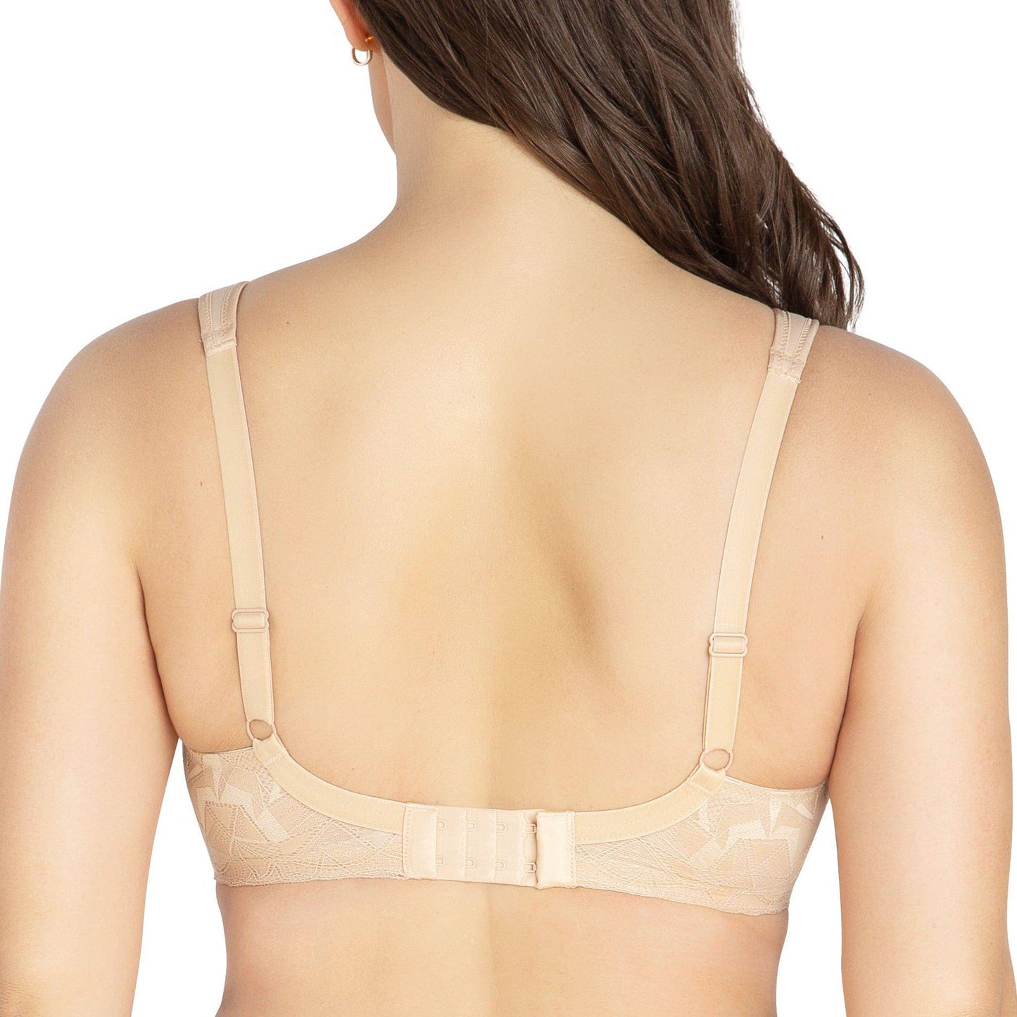 Leila NB502 Women's Full Figure Underwire Maternity Seamless Cup Nursing Bra Style - Bare