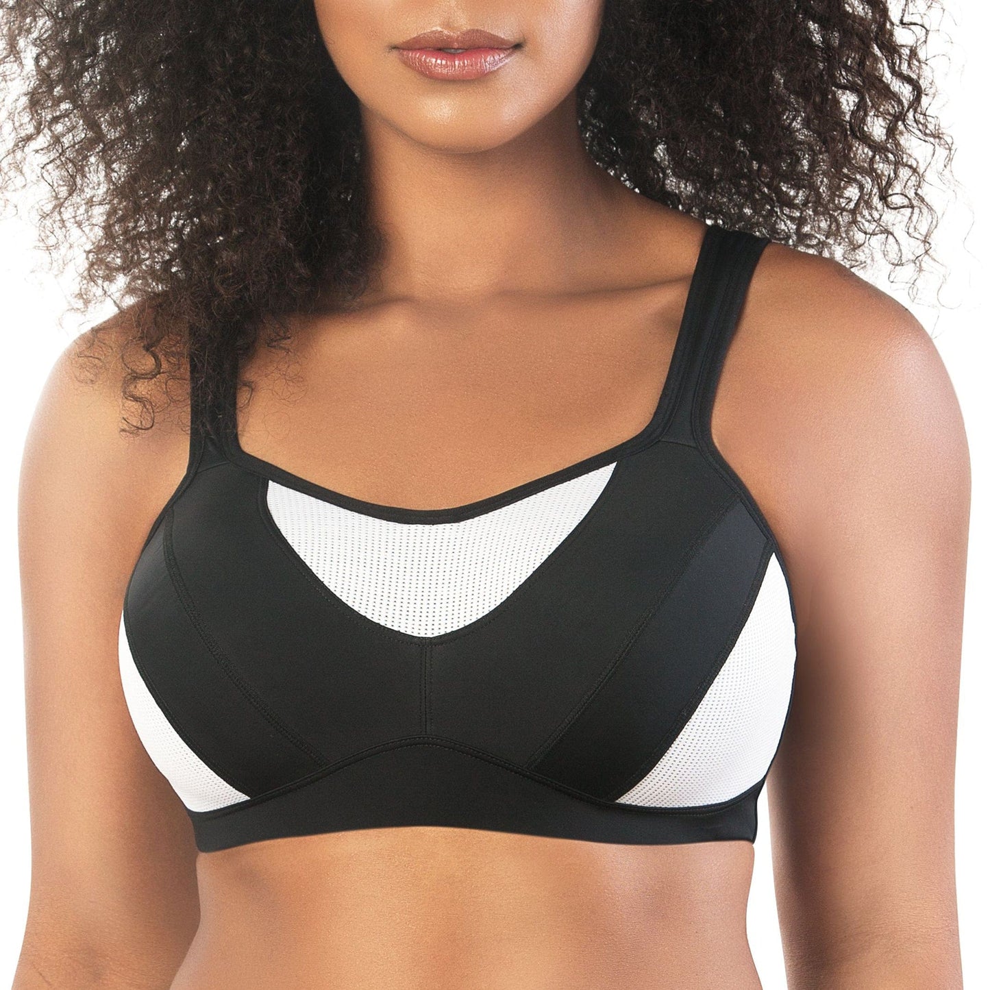 Women's Dynamic P5541 Full Bust Bounce Control Sports Bra  - Black