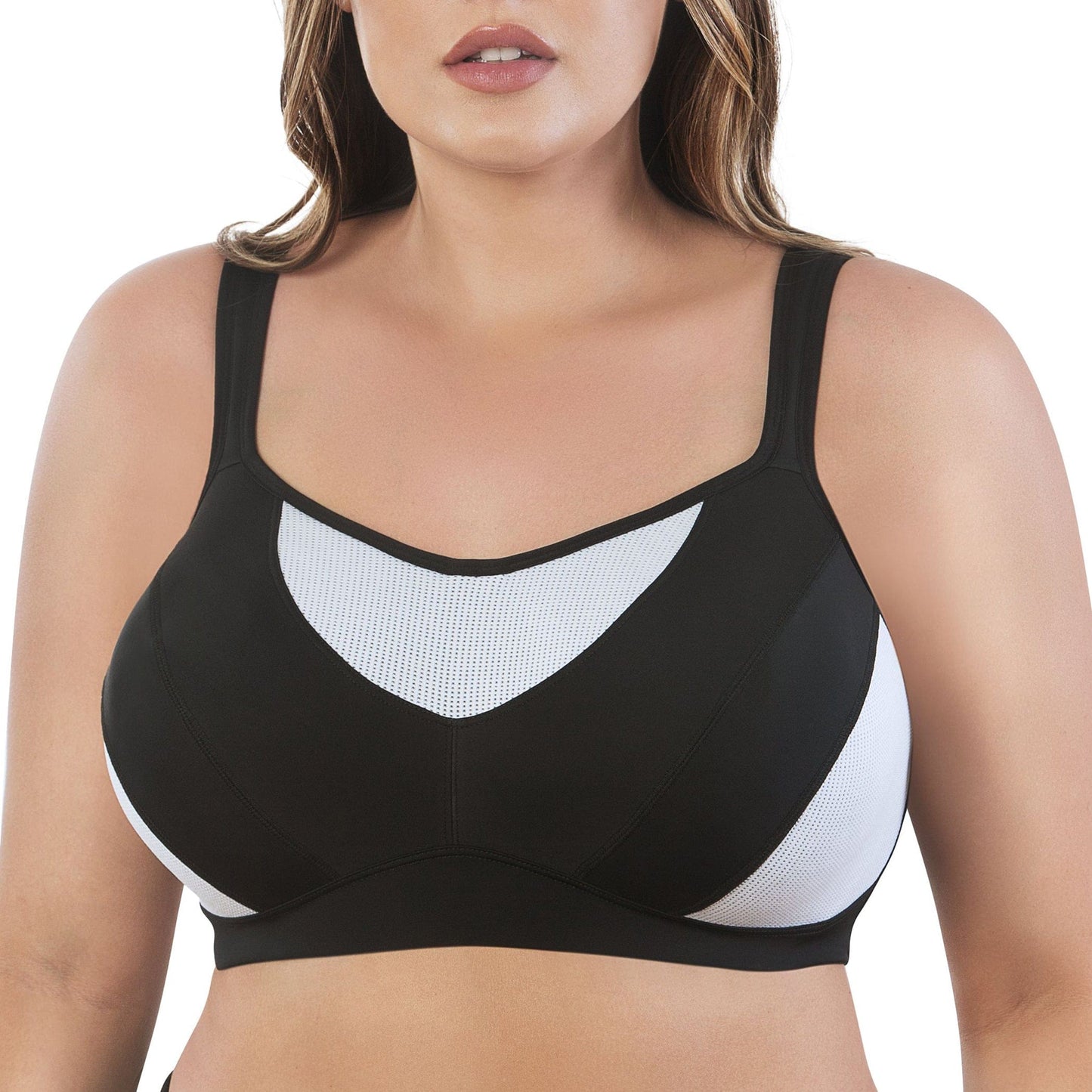 Women's Dynamic P5541 Full Bust Bounce Control Sports Bra  - Black