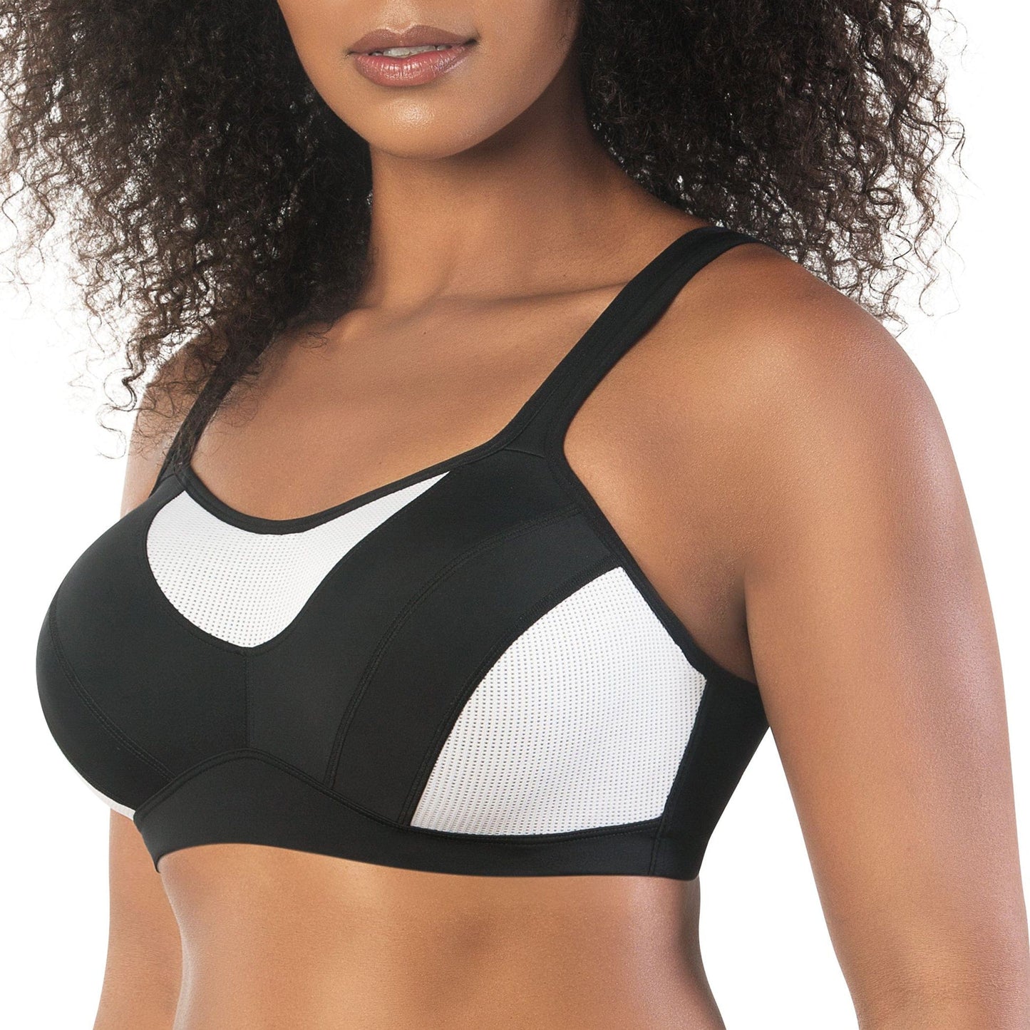 Women's Dynamic P5541 Full Bust Bounce Control Sports Bra  - Black