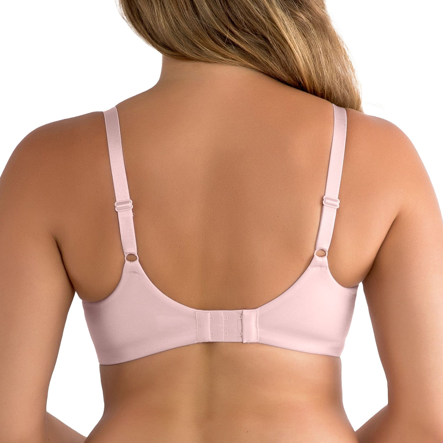 Shea P6061 Women's Spacer T-shirt Full Busted Bra - Petal Pink
