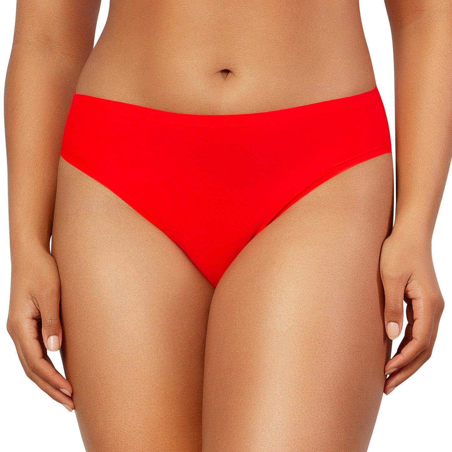 Bonded French Cut PP5031 Body Smoothing  Panties with No Visible Panty Lines  - Racing Red