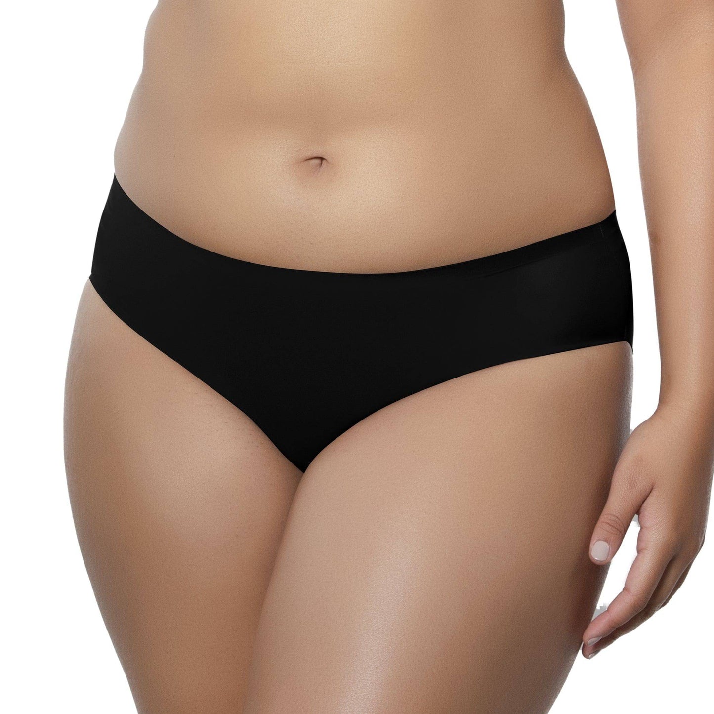 Bonded Hipster PP505 with No Visible Panty Lines - Black