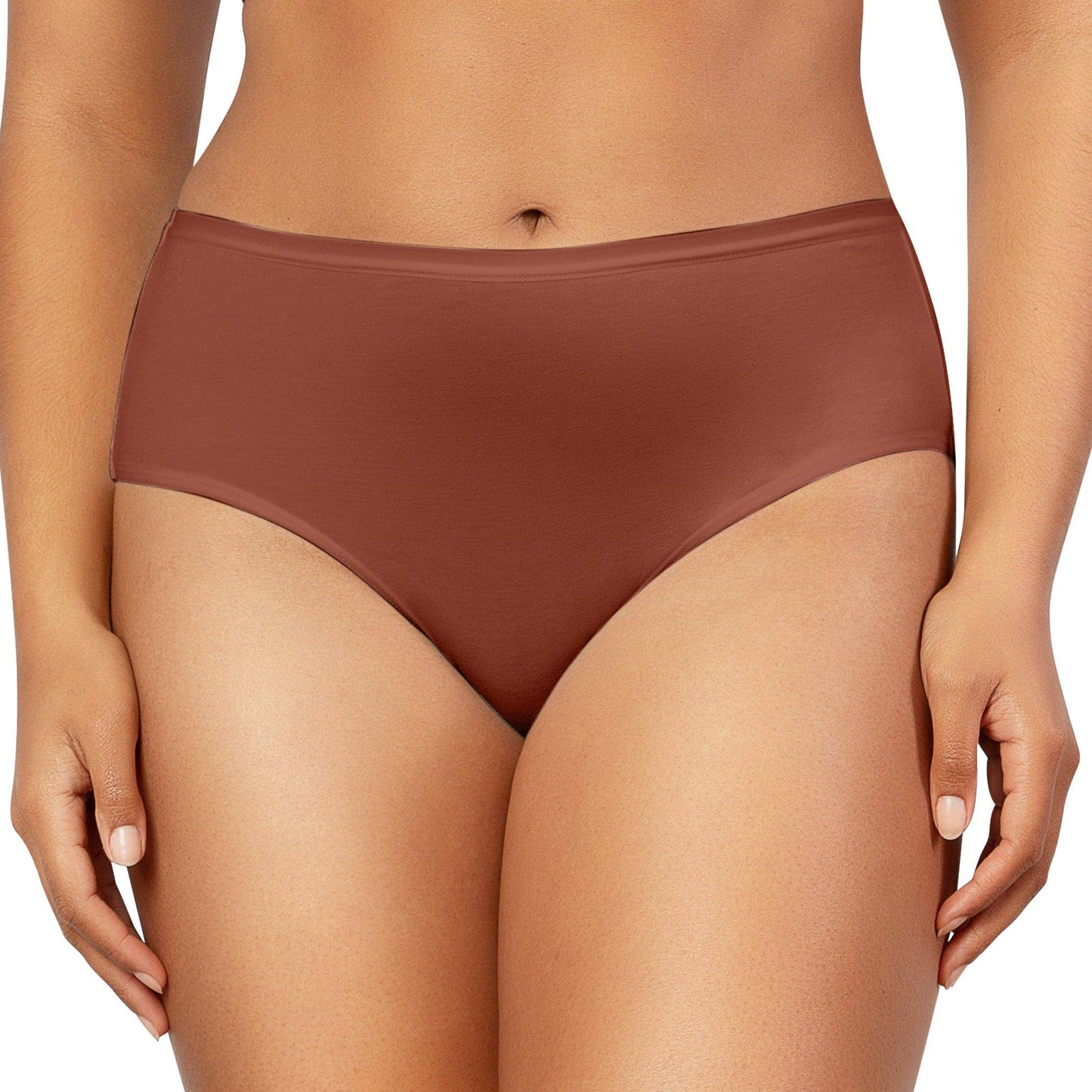 Cozy Brief PP5032 Cotton Like Fabric Full Coverage  - Spice