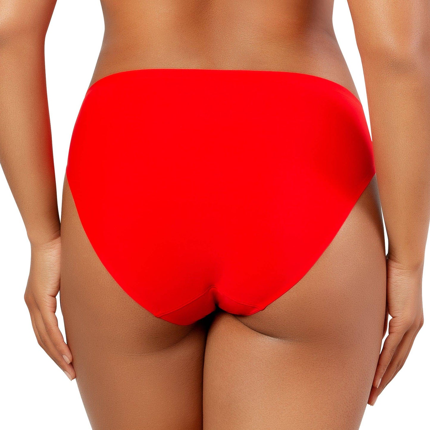 Bonded French Cut PP5031 Body Smoothing  Panties with No Visible Panty Lines  - Racing Red
