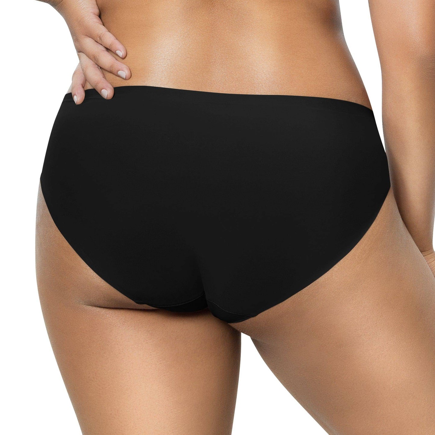 Bonded Hipster PP505 with No Visible Panty Lines - Black