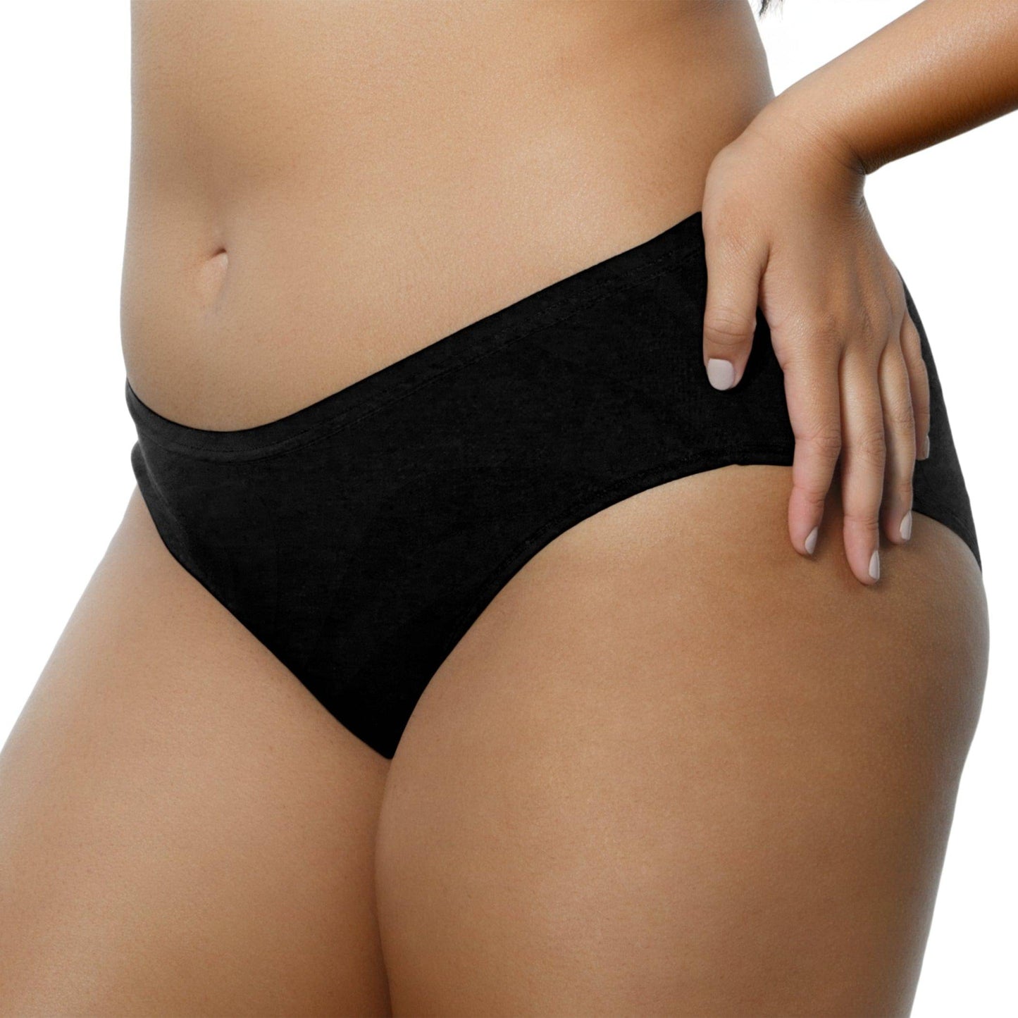 Cozy Hipster PP504 Cotton Like fabric Full Coverage  - Black