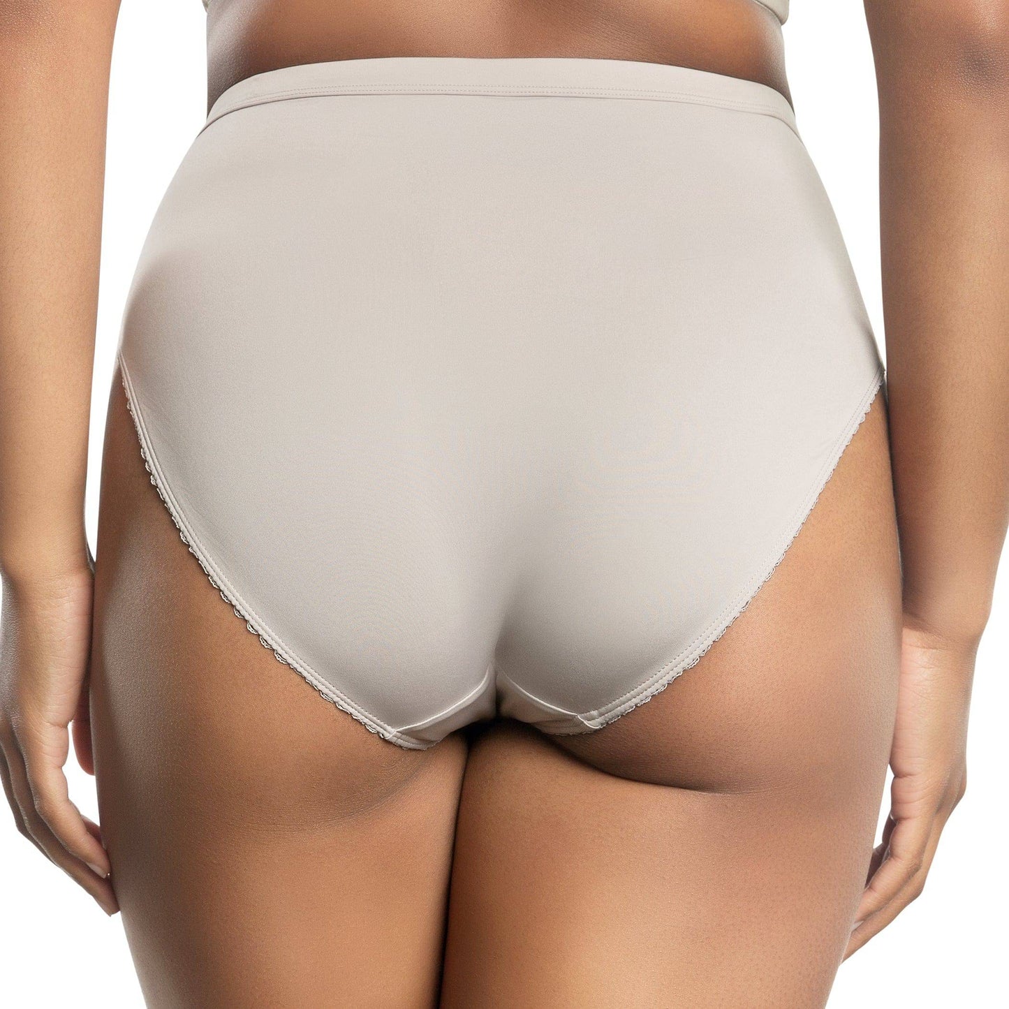 Micro Dressy PP306 French Cut High Waisted Sexy Sheer Panties  - Sandstone